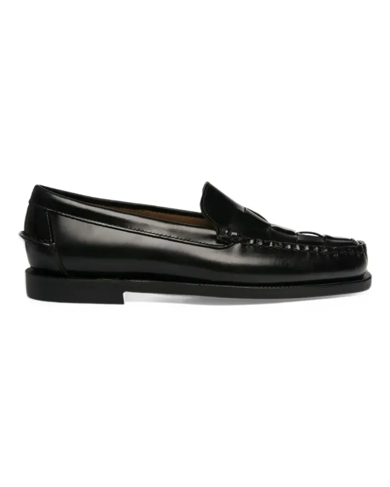Sebago Frank Braided leather loafers - Schwarz Schwarz