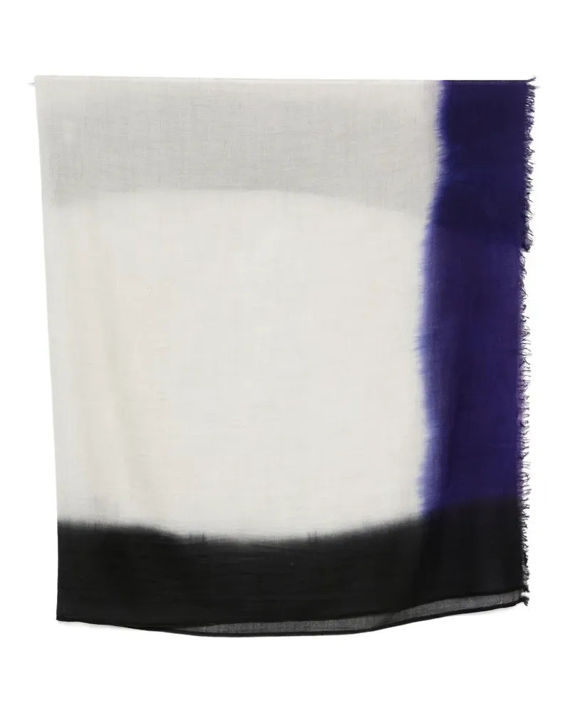 Faliero Sarti Giudy frayed scarf - Weiß Weiß