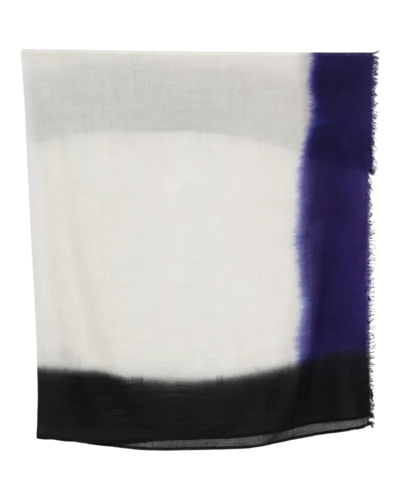 Faliero Sarti Giudy frayed scarf - Weiß Weiß