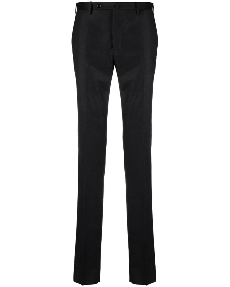 Incotex Schmale Hose - Schwarz Schwarz