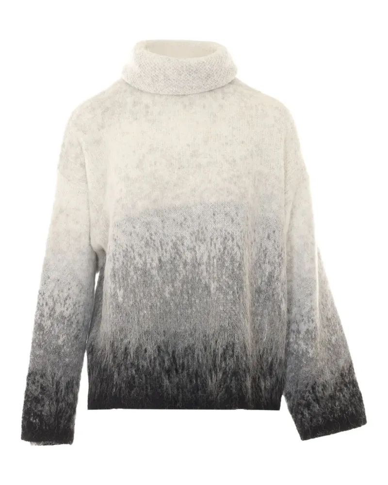 Liu Jo ombré high-neck sweater - Weiß Weiß