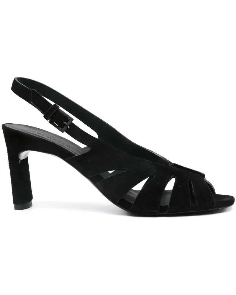 Roberto del Carlo Metis Sandalen 85mm - Schwarz Schwarz