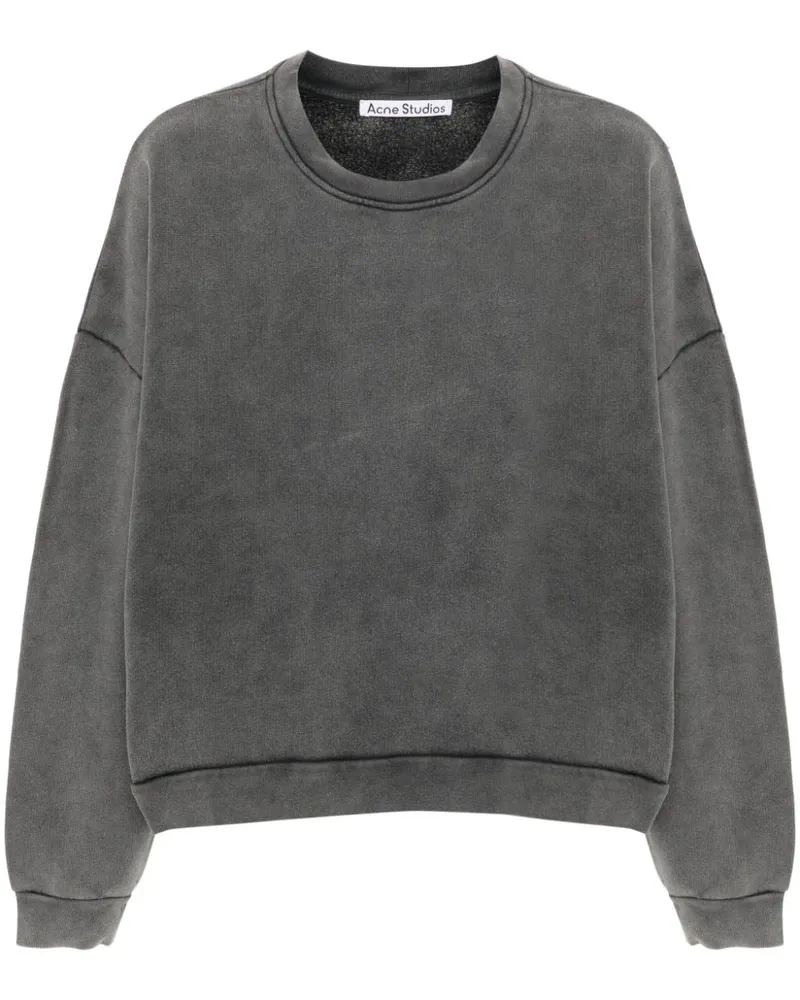 Acne Studios Sweatshirt mit Logo-Detail - Grau Grau