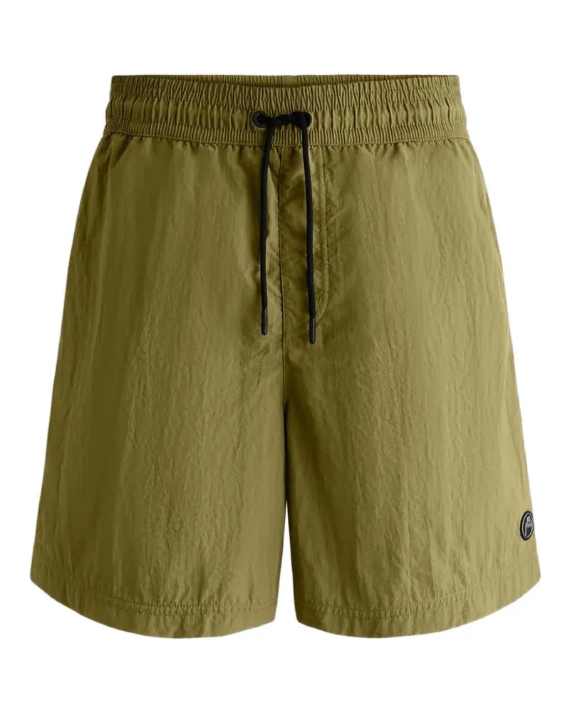 FUSALP Halfi logo-patch swim shorts - Grün Grün