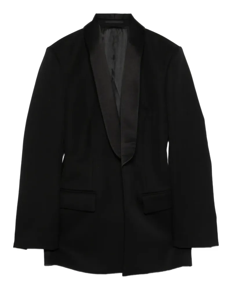WARDROBE.NYC shawl-lapel blazer - Schwarz Schwarz