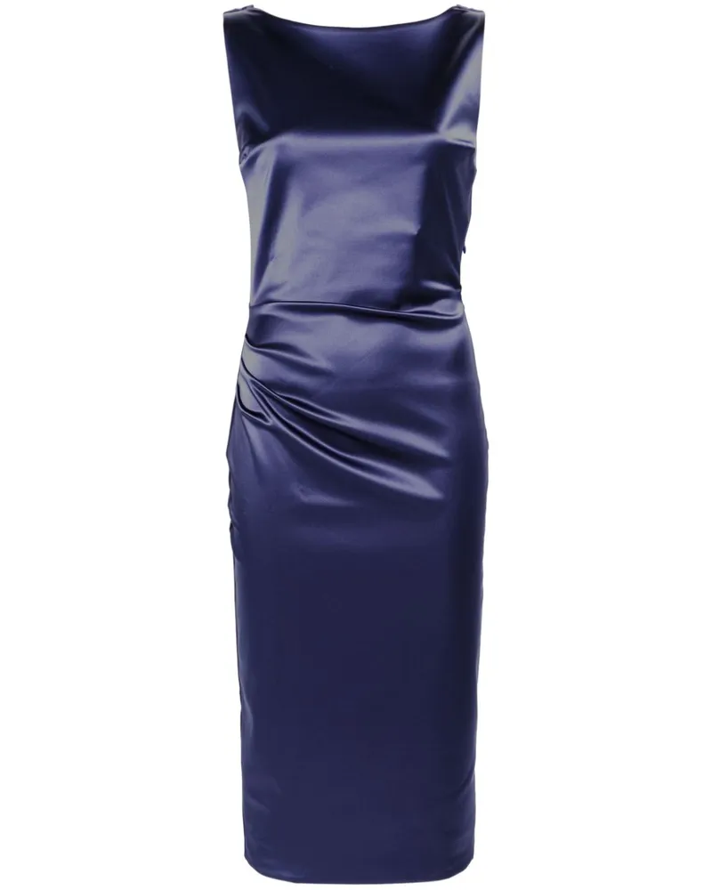 Chiara Boni Ajour Midikleid - Blau Blau