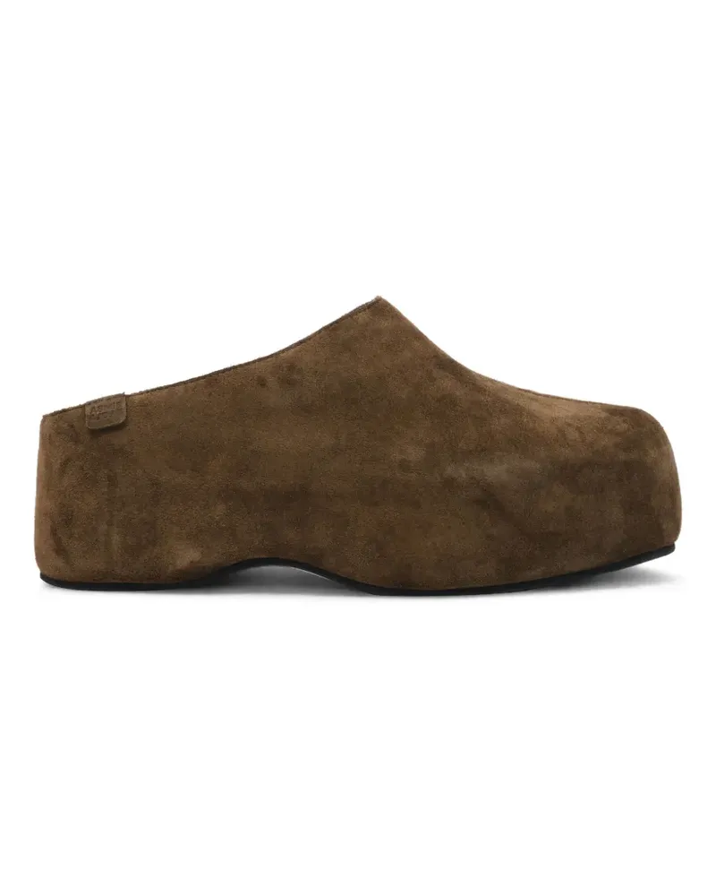 BIMBA Y LOLA Clogs mit Plateau - Grün Grün