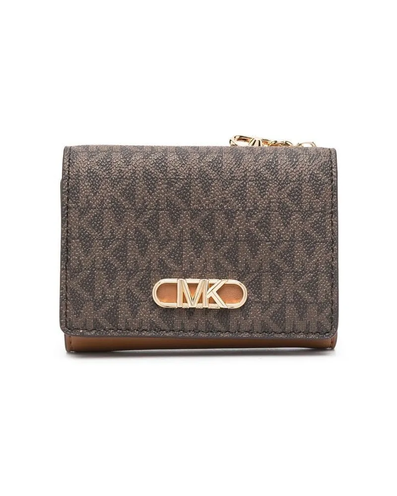Michael Kors Portemonnaie mit Logo-Patch - Braun Braun