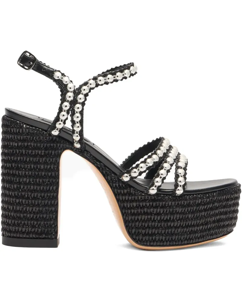 Casadei Isa Studsway Sandalen 120mm - Schwarz Schwarz
