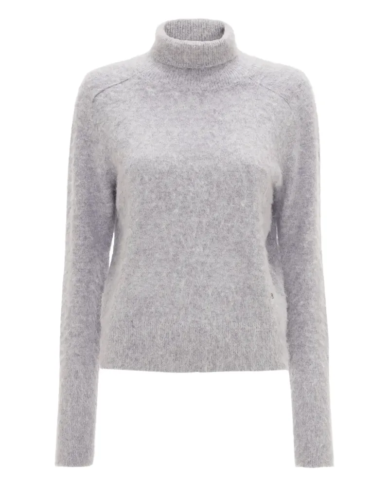 Victoria Beckham Polo neck wool jumper - Grau Grau