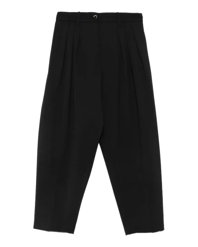 nine:inthe:morning Gerda Hose mit Falten - Schwarz Schwarz