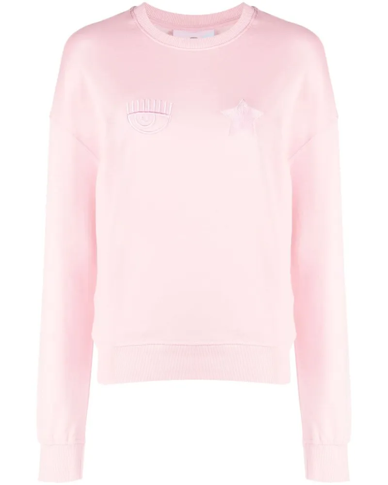 Chiara Ferragni Eye Star Sweatshirt Rosa