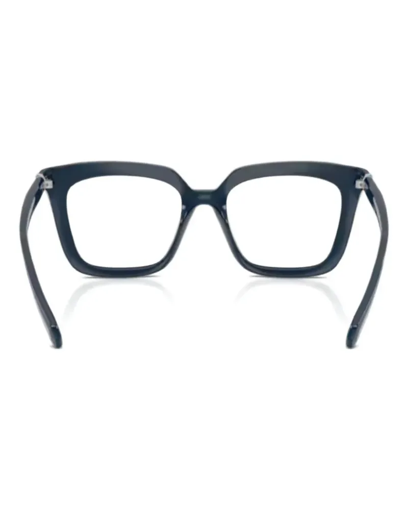 Swarovski crystal-embellished square-frame glasses - Blau Blau
