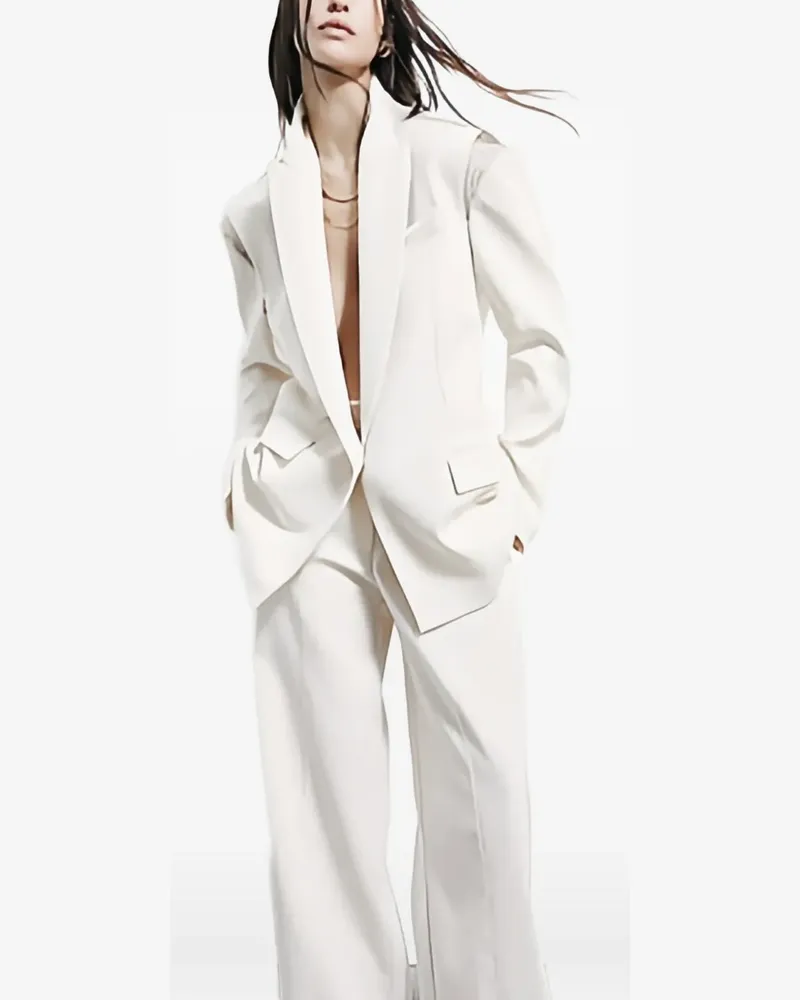 Patrizia Pepe oversized cut-out blazer - Nude Nude
