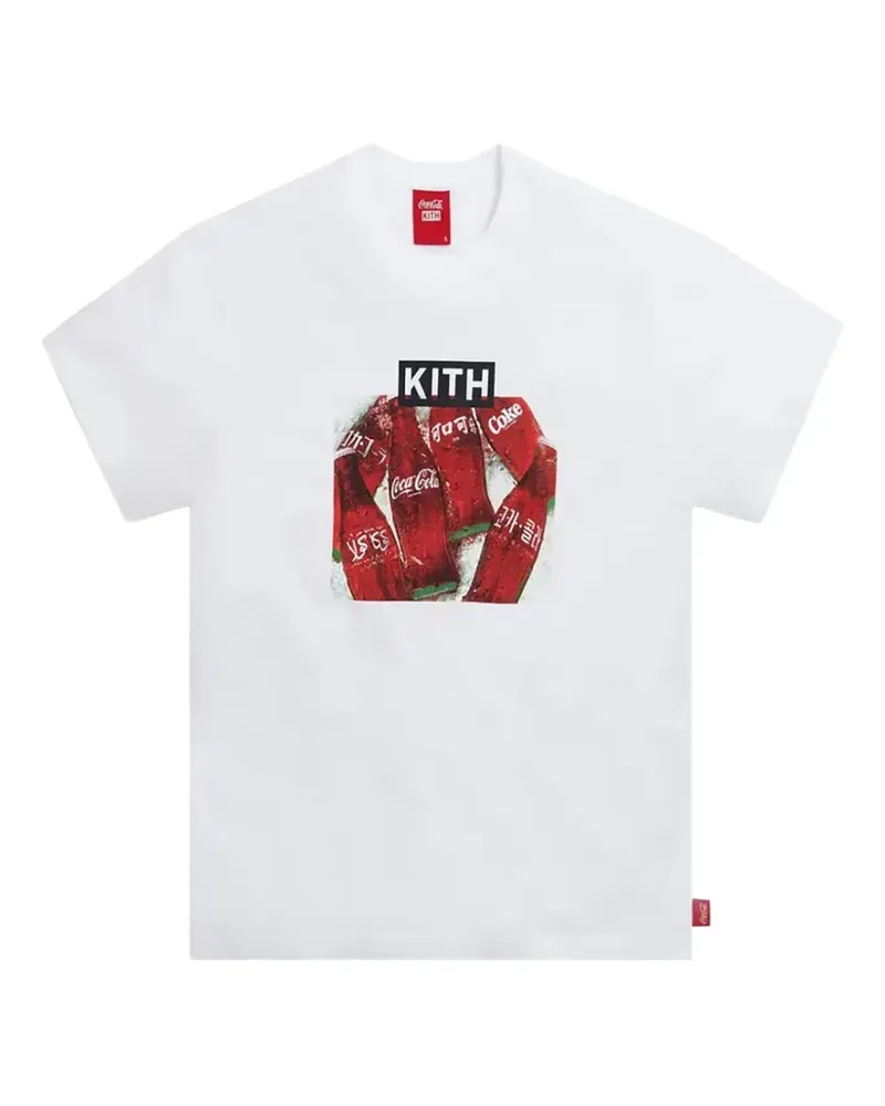 KITH x Coca-Cola Language Bottle T-Shirt - Weiß Weiß