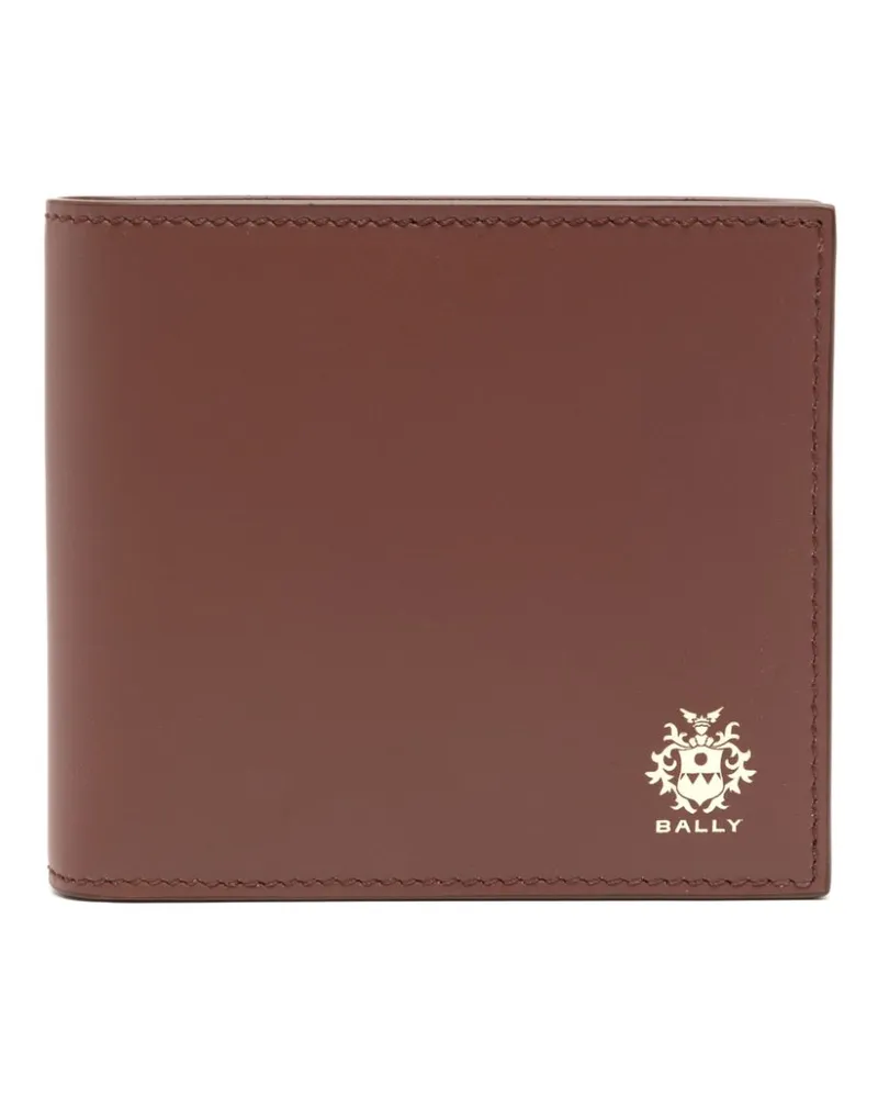 Bally Portemonnaie mit Logo-Patch - Braun Braun