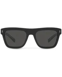 Dolce & Gabbana Sonnenbrille mit eckigem Gestell Schwarz