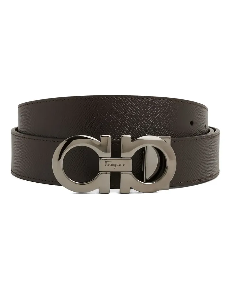 Ferragamo leather belt - Braun Braun