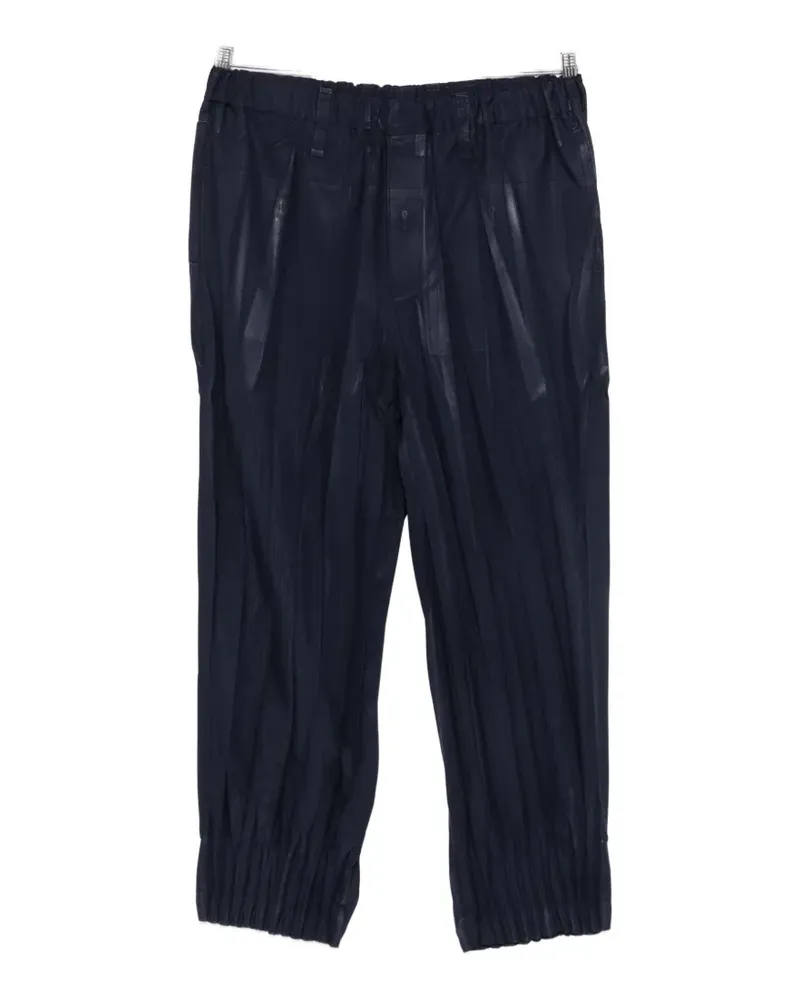 Issey Miyake Hose mit Bundfalten - Blau Blau
