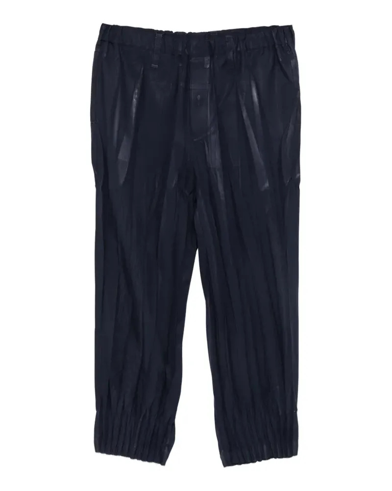 Issey Miyake Hose mit Bundfalten - Blau Blau