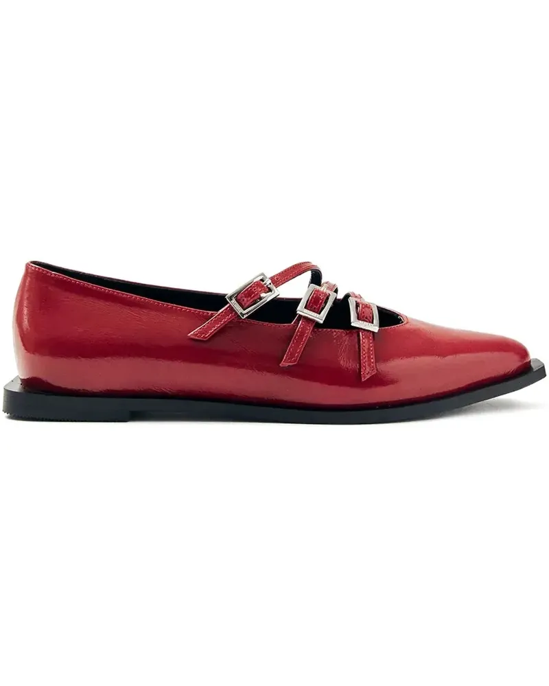 Alohas Jive Ballerinas mit spitzer Kappe - Rot Rot