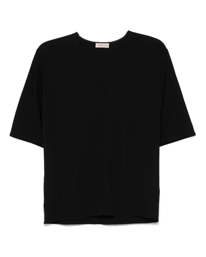 Blanca T-Shirt aus Jersey - Schwarz Schwarz