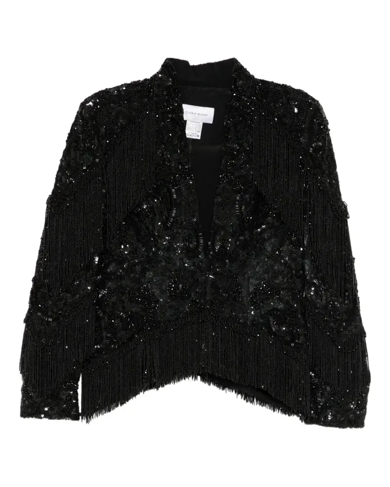 Zuhair Murad Jacke mit Perlen - Schwarz Schwarz