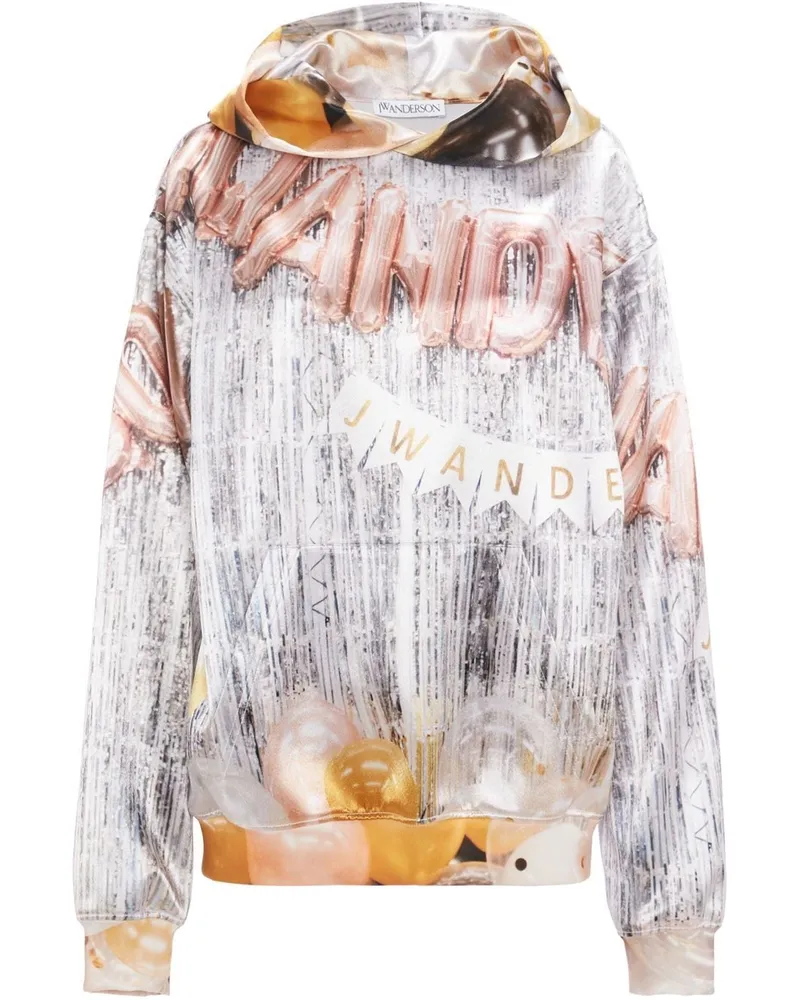 J.W.Anderson Hoodie mit Logo-Print - Gelb Gelb