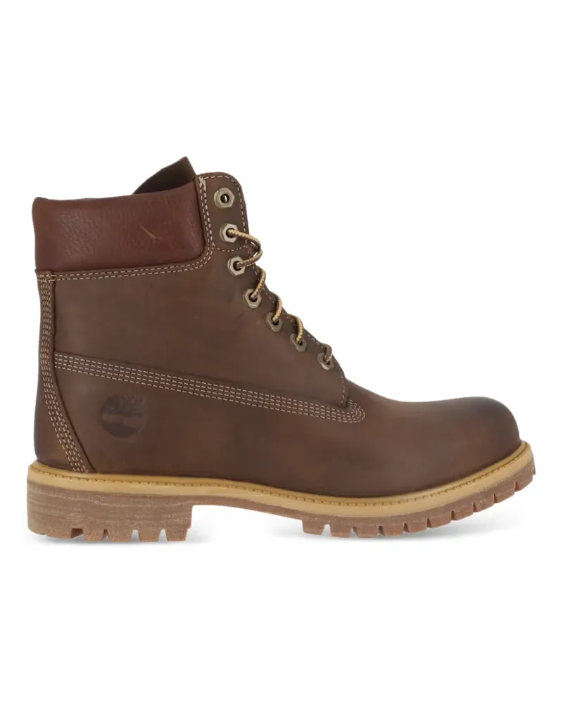 Timberland Premium 6 Inch waterproof lace-up boots - Braun Braun