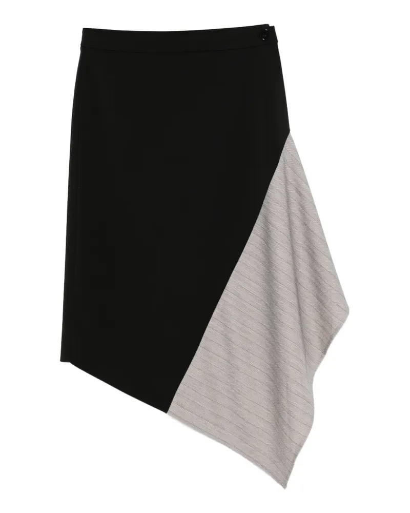 Patrizia Pepe striped panel skirt - Schwarz Schwarz