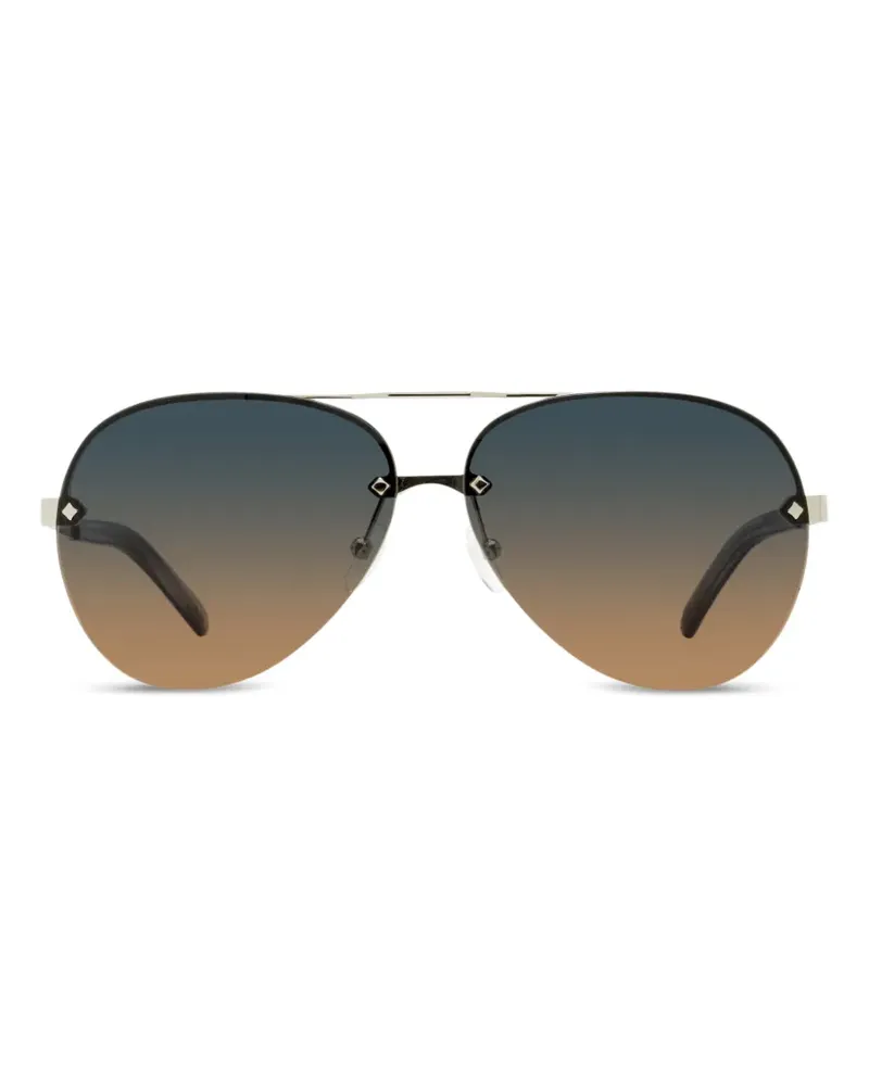 MCM Rahmenlose Pilotenbrille - Silber Silber