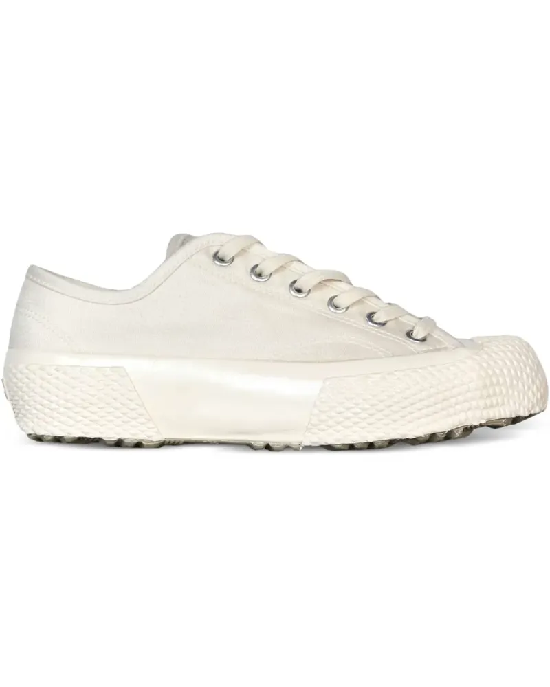 Superga Military Cordlane Plateau-Sneakers - Weiß Weiß