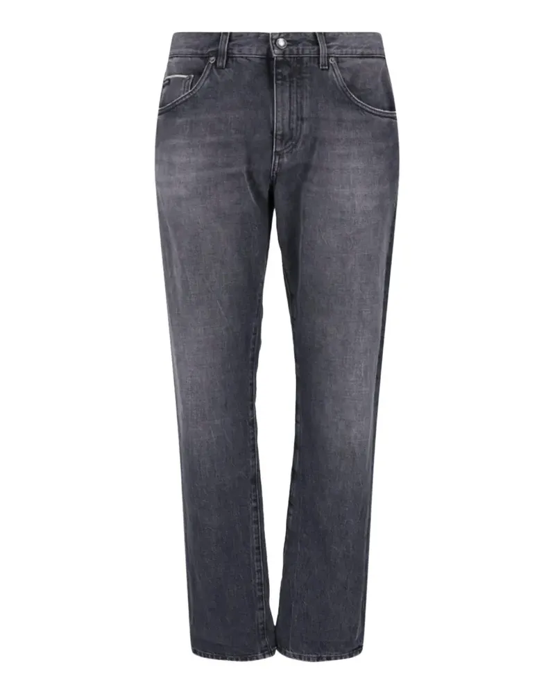 Dolce & Gabbana Jeans mit Logo-Patch - Grau Grau