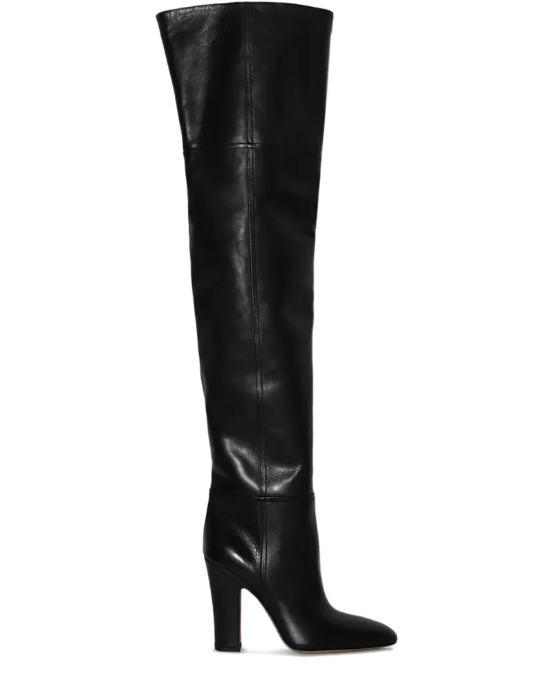 Paris Texas Overknee-Stiefel 100mm - Schwarz Schwarz