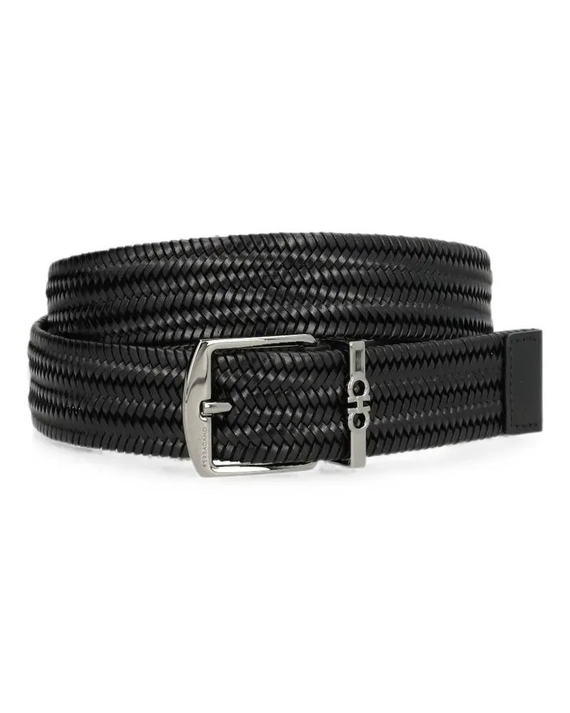 Ferragamo woven belt - Schwarz Schwarz