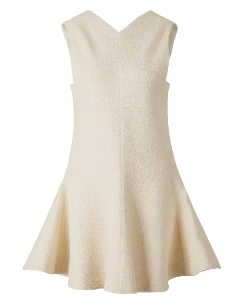 KHAITE Ausgestelltes Skaterkleid mit V-Rückenausschnitt - Nude Nude