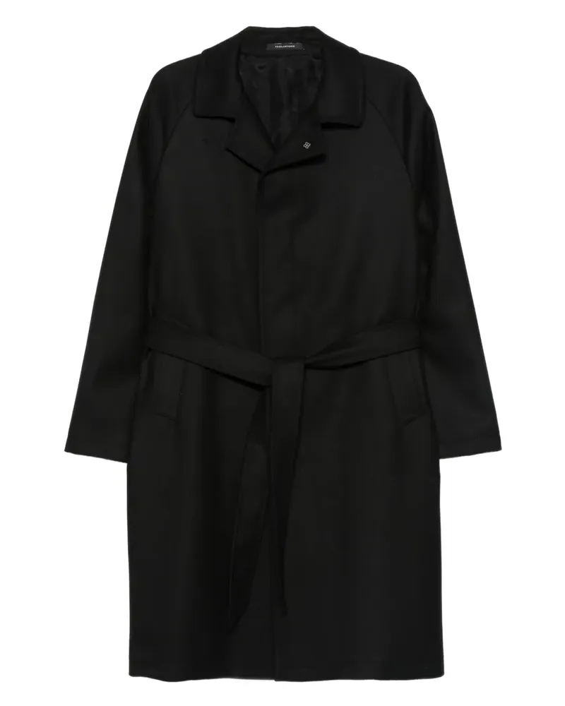 Tagliatore Mantel mit Raglanärmeln - Schwarz Schwarz