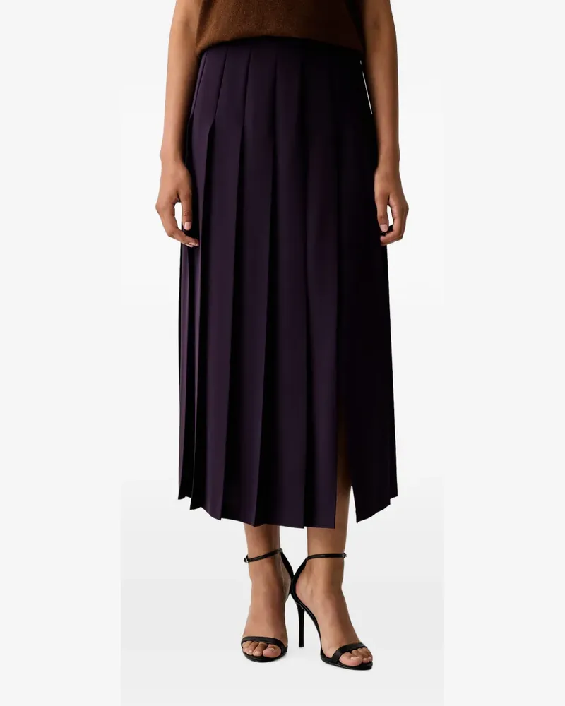 Luisa Spagnoli pleated midi skirt - Violett Violett