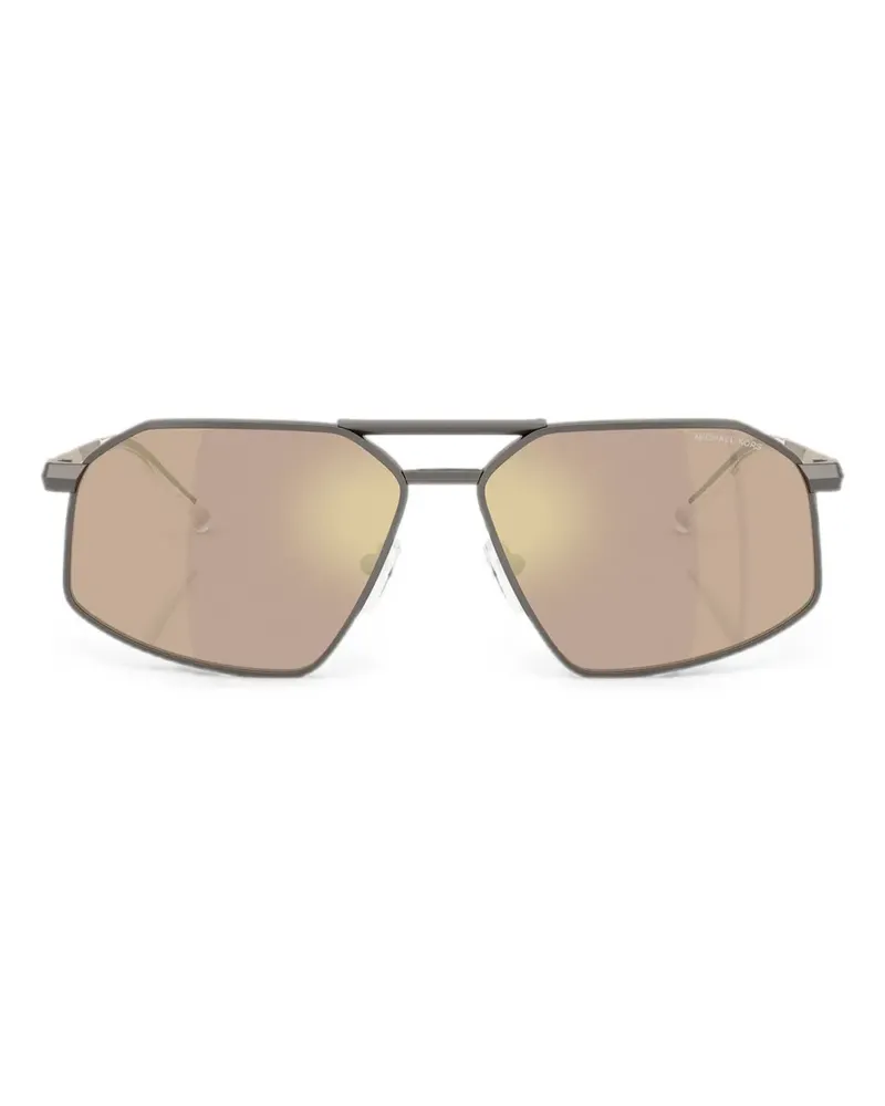 Michael Kors Mar Vista Sonnenbrille mit geometrischem Gestell - Grau Grau
