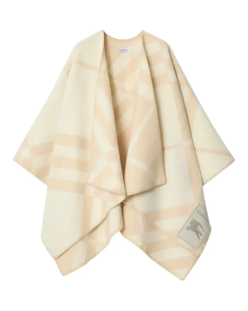 Burberry plaid coat - Nude Nude