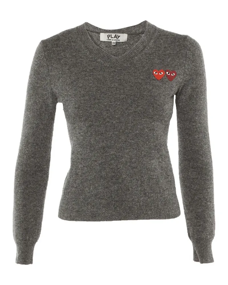Comme des Garçons V-neck sweater - Grau Grau