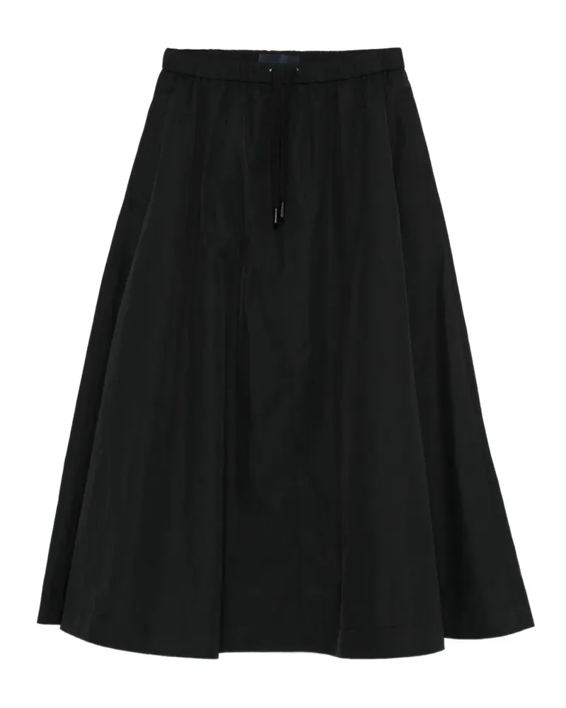 JUUN.J Midirock mit Kordelzug - Schwarz Schwarz