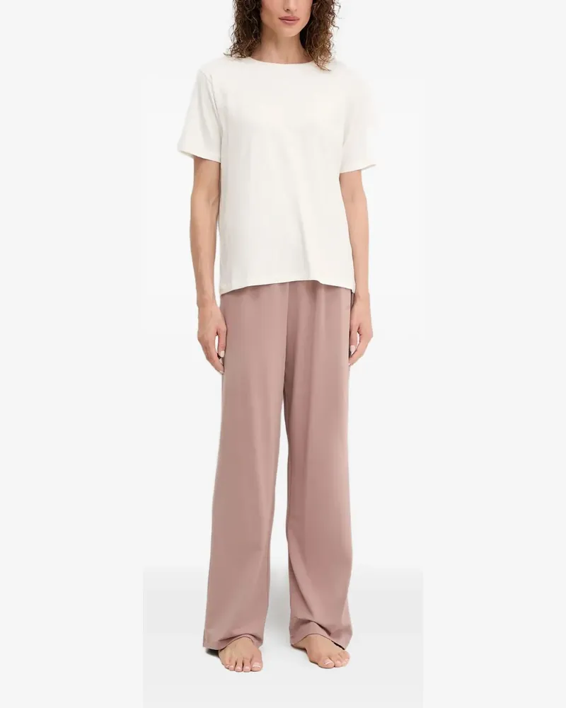 HUGO BOSS Pyjama mit elastischem Bund - Weiß Weiß
