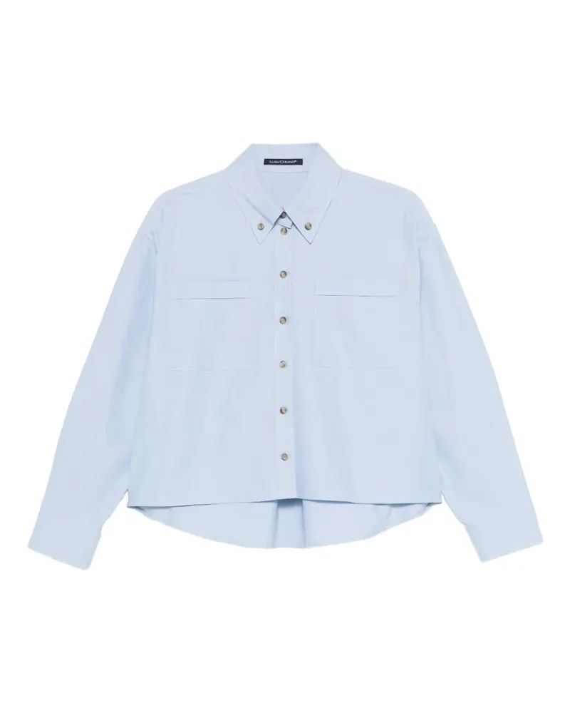 Luisa Cerano Hemd mit Brusttaschen - Blau Blau