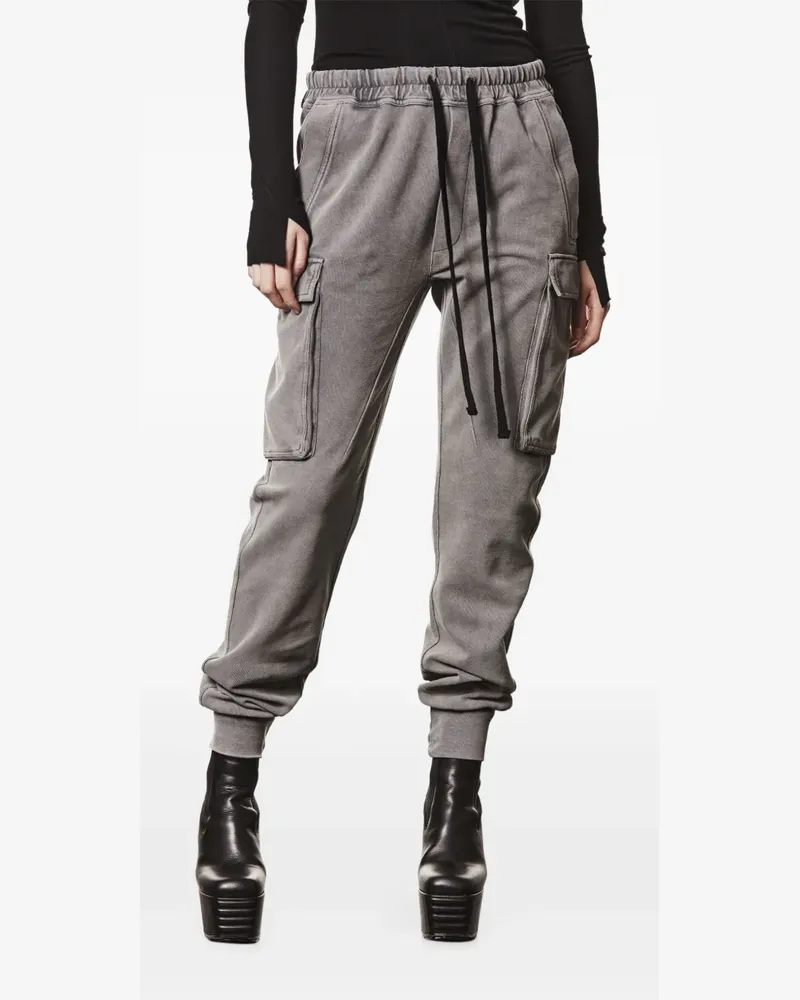 THOM KROM cargo-pocket drawstring trousers - Grau Grau