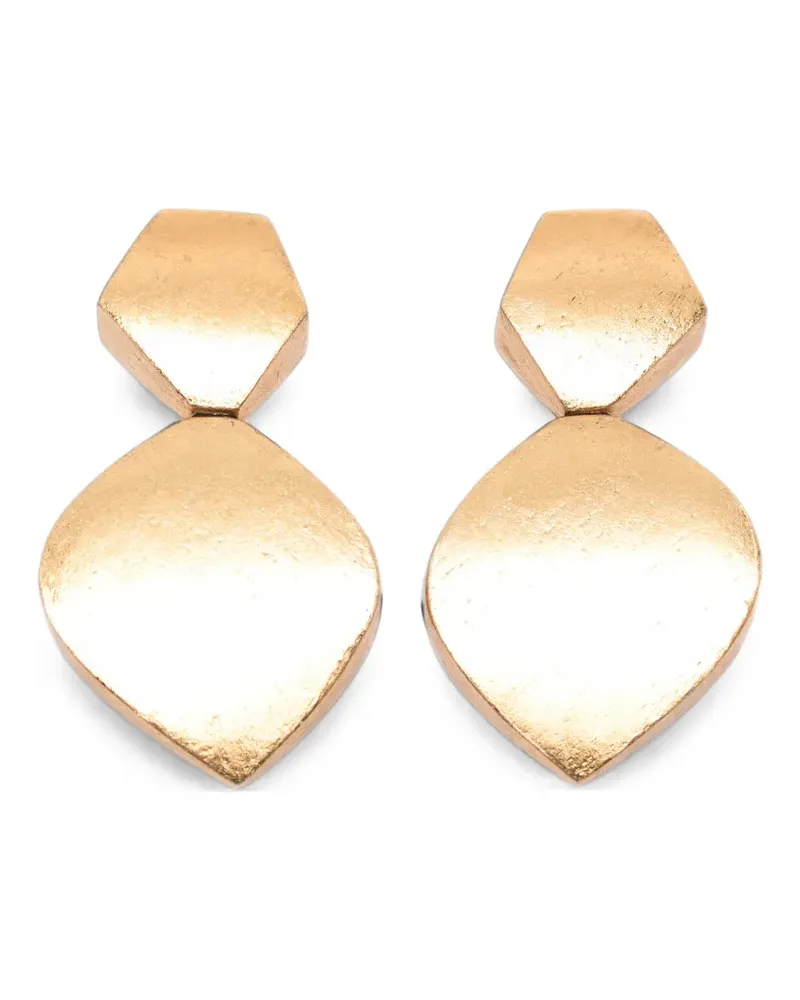 Monies Geometrische Amia Ohrringe - Gold Gold