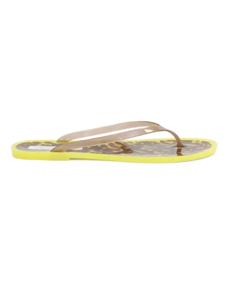 Christopher Esber Jo Flip-Flops in Schildpattoptik - Gelb Gelb