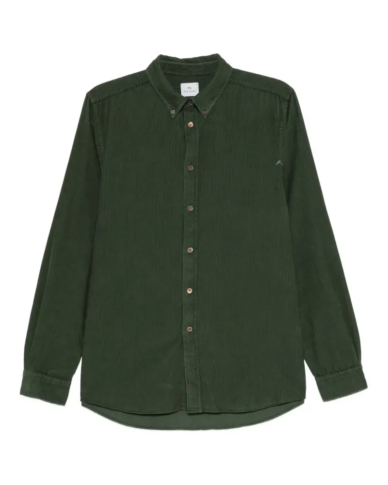 Paul Smith Klassisches Cordhemd - Grün Grün