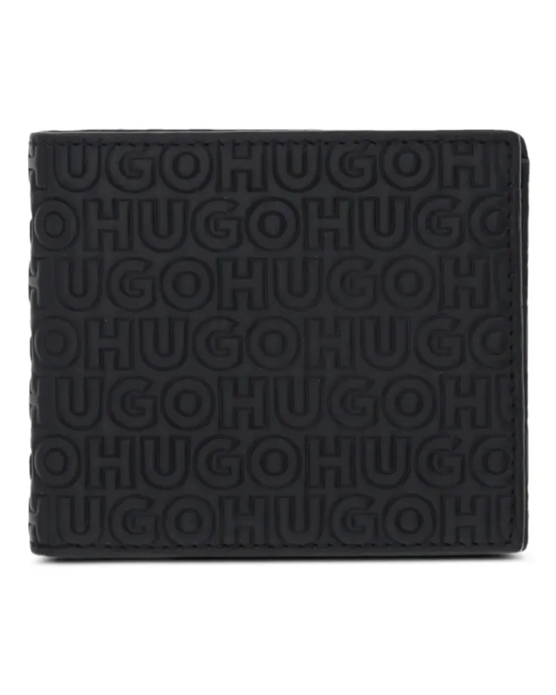 HUGO BOSS Portemonnaie mit Logo-Prägung - Schwarz Schwarz
