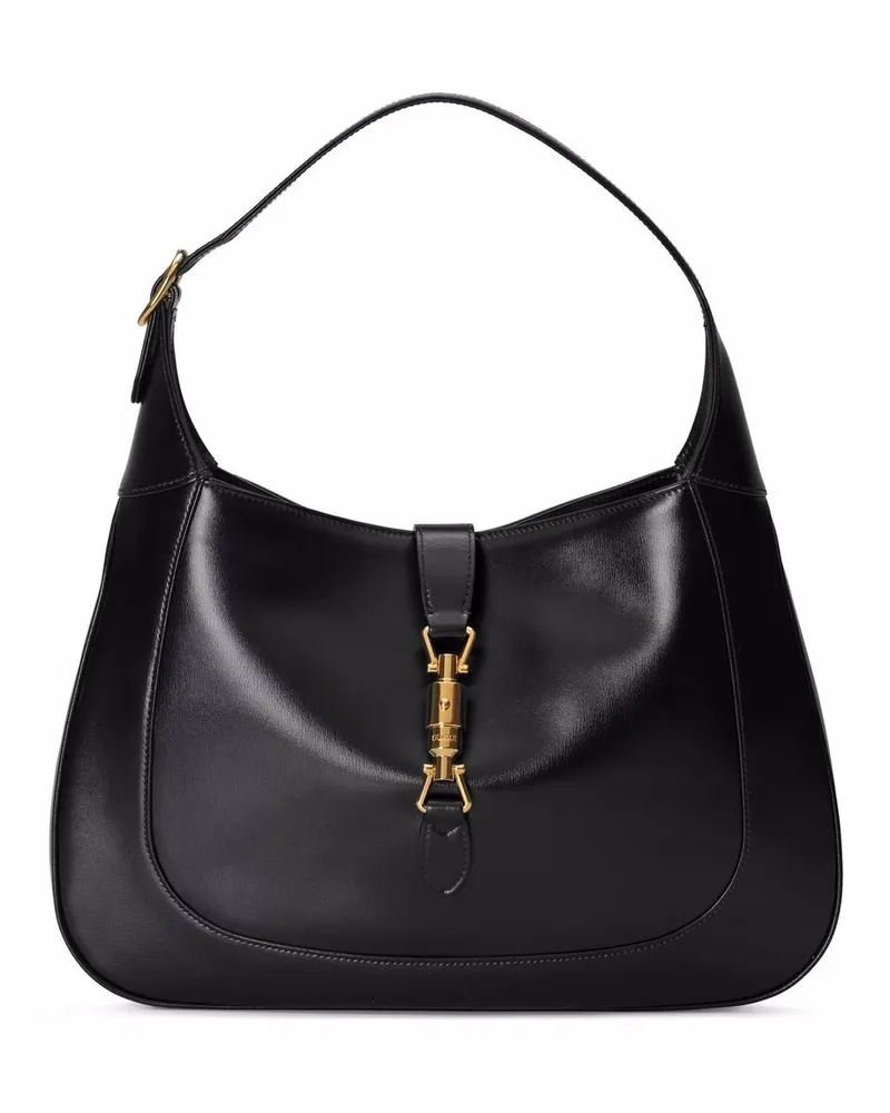 Gucci Mittelgroße Jackie 1961 Schultertasche - Schwarz Schwarz